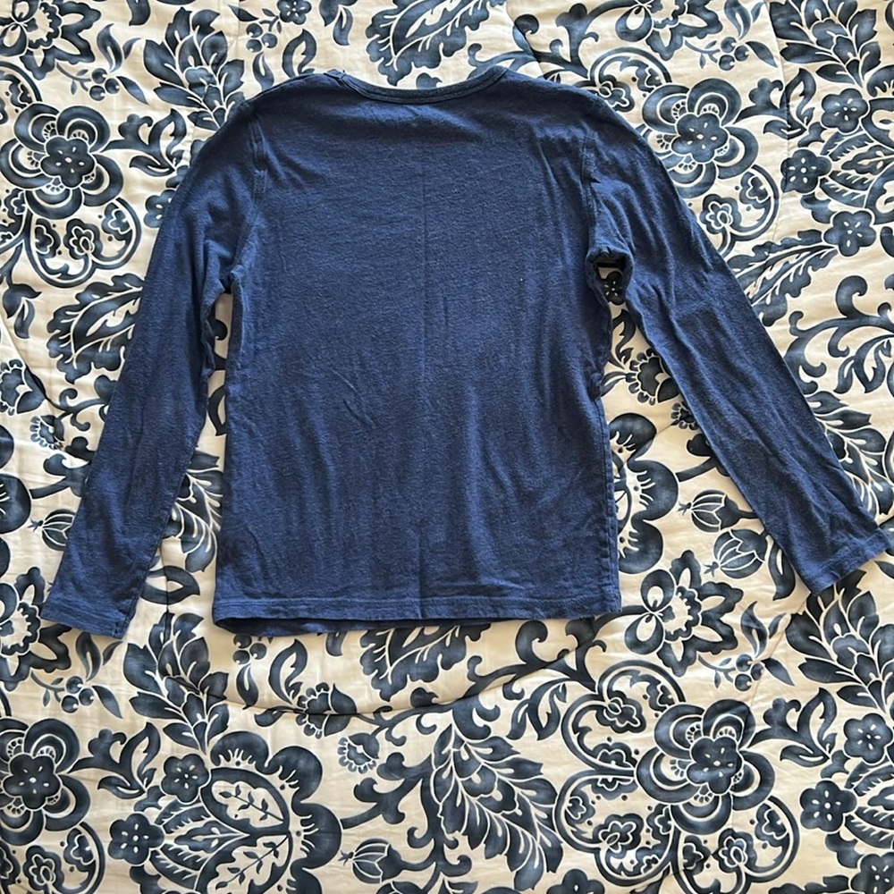 Boden Kids Blue long sleeved T-shirt Size 11-12 GUC - Picture 4 of 4